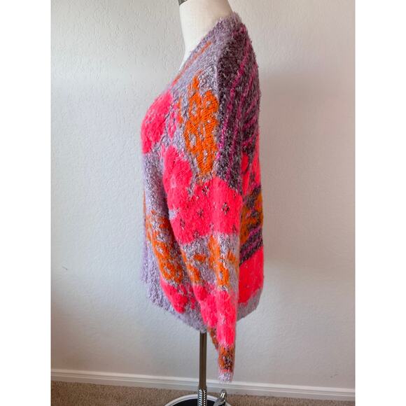 Free People Gather Me Close Multicolor Knit Cardigan size XS - Picture 5 of 11